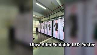 Ultraflacher LED-Posterbildschirm, tragbares doppelseitiges Display