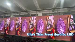 LED-Videowand-Front-Service-Display der E-Serie für den Innenbereich